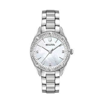 Bulova Women's Sutton Diamond Stainless Steel Watch - 96R228