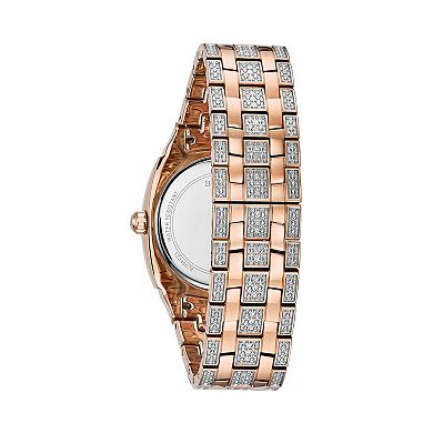 Bulova Men's Phantom Crystal Pave Stainless Steel Watch - 98B324