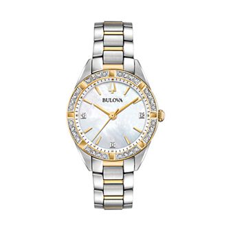 Bulova Women's Sutton Diamond Stainless Steel Watch - 98R263