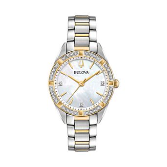 Bulova Women's Sutton Diamond Stainless Steel Watch - 98R263