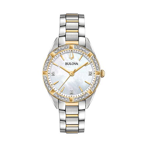 Bulova Women's Sutton Diamond Stainless Steel Watch - 98R263