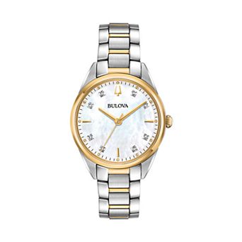 Bulova Women's Sutton Diamond Two Tone Stainless Steel Watch - 98P184