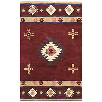 Rizzy Home Angie Southwest Collection Geometric Rug