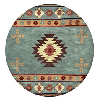 Rizzy Home Angie Southwest Collection Geometric Rug