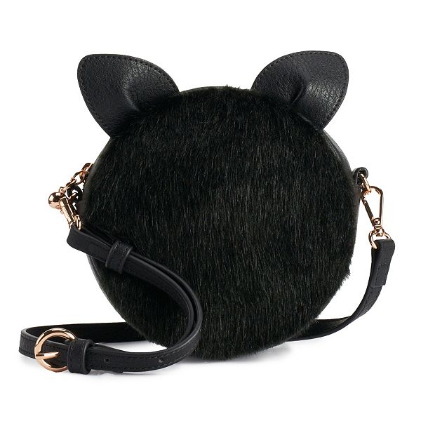 LC Lauren Conrad Petit Faux-Fur Cat Crossbody Bag