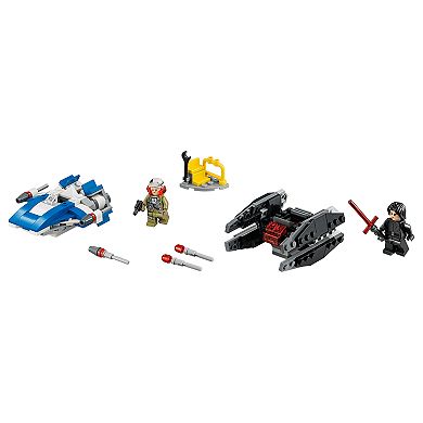 LEGO Star Wars A-Wing vs. TIE Silencer Microfighters Set 75196