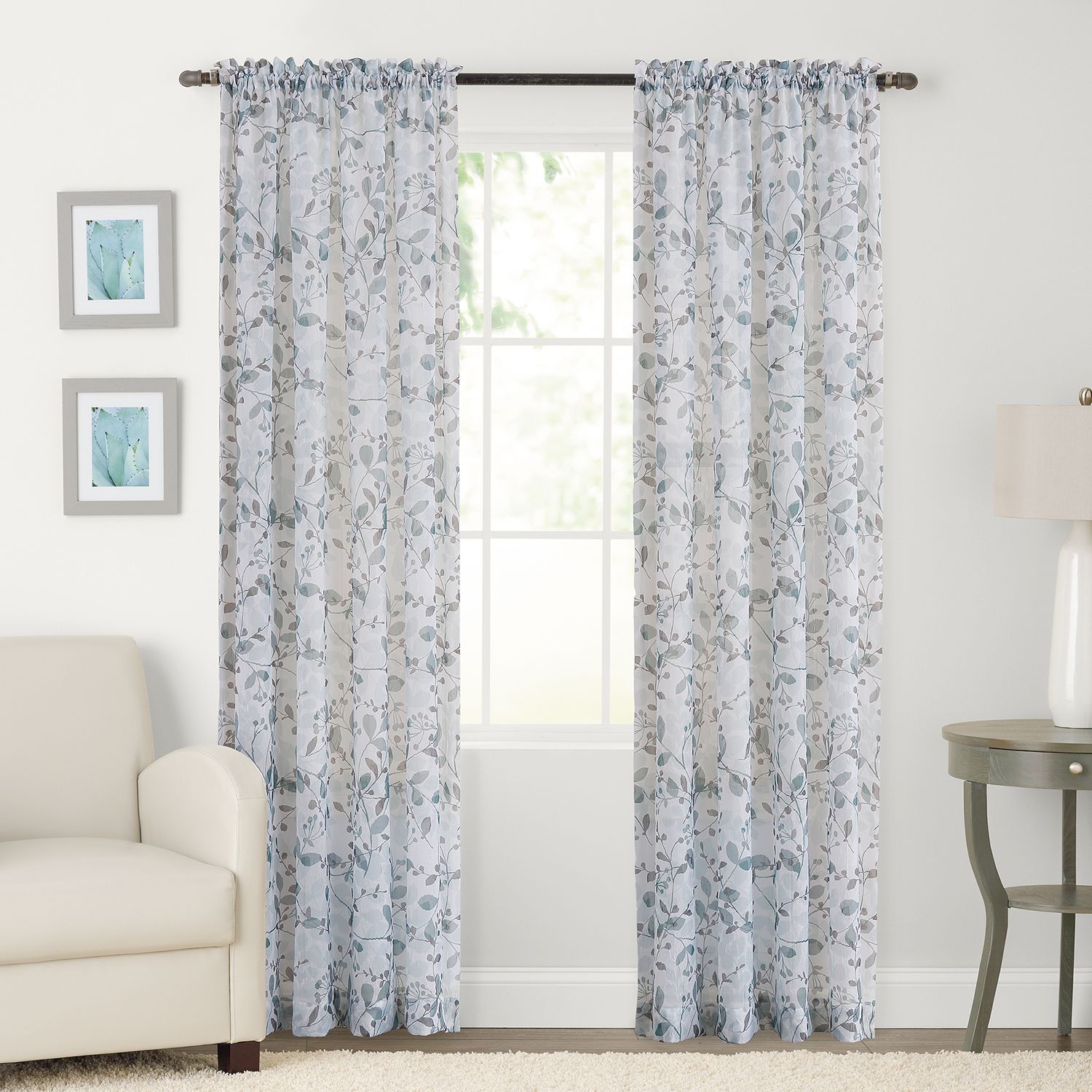 crushed voile curtains