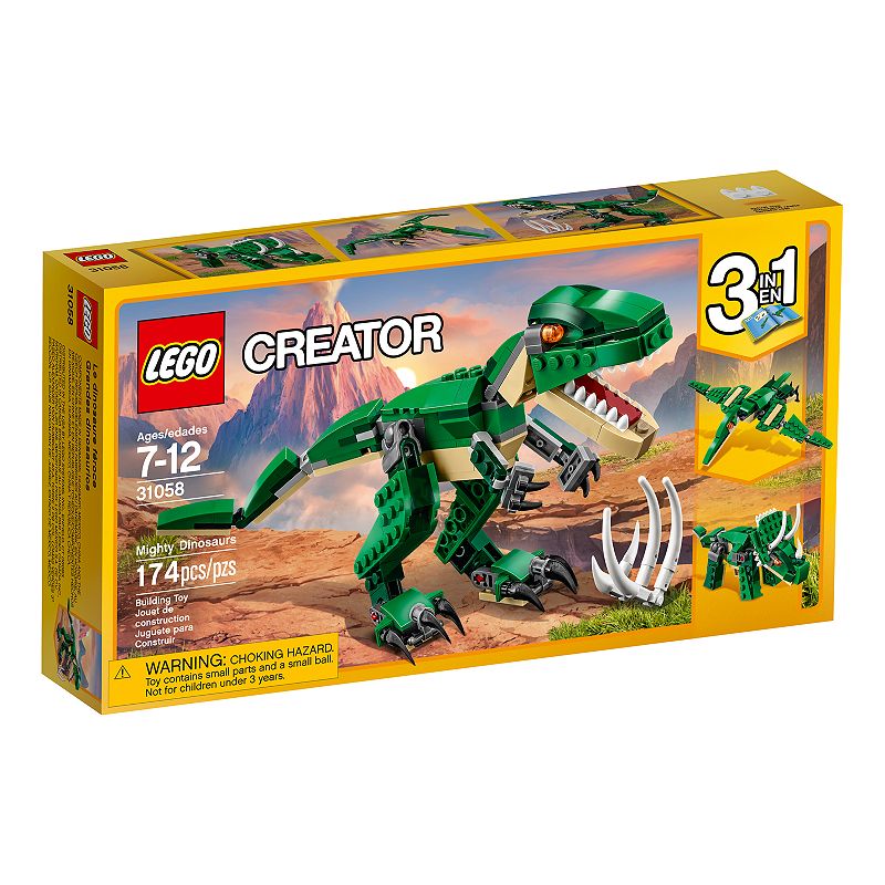 LEGO Creator 3 in 1 Mighty Dinosaurs Model Building Set 31058