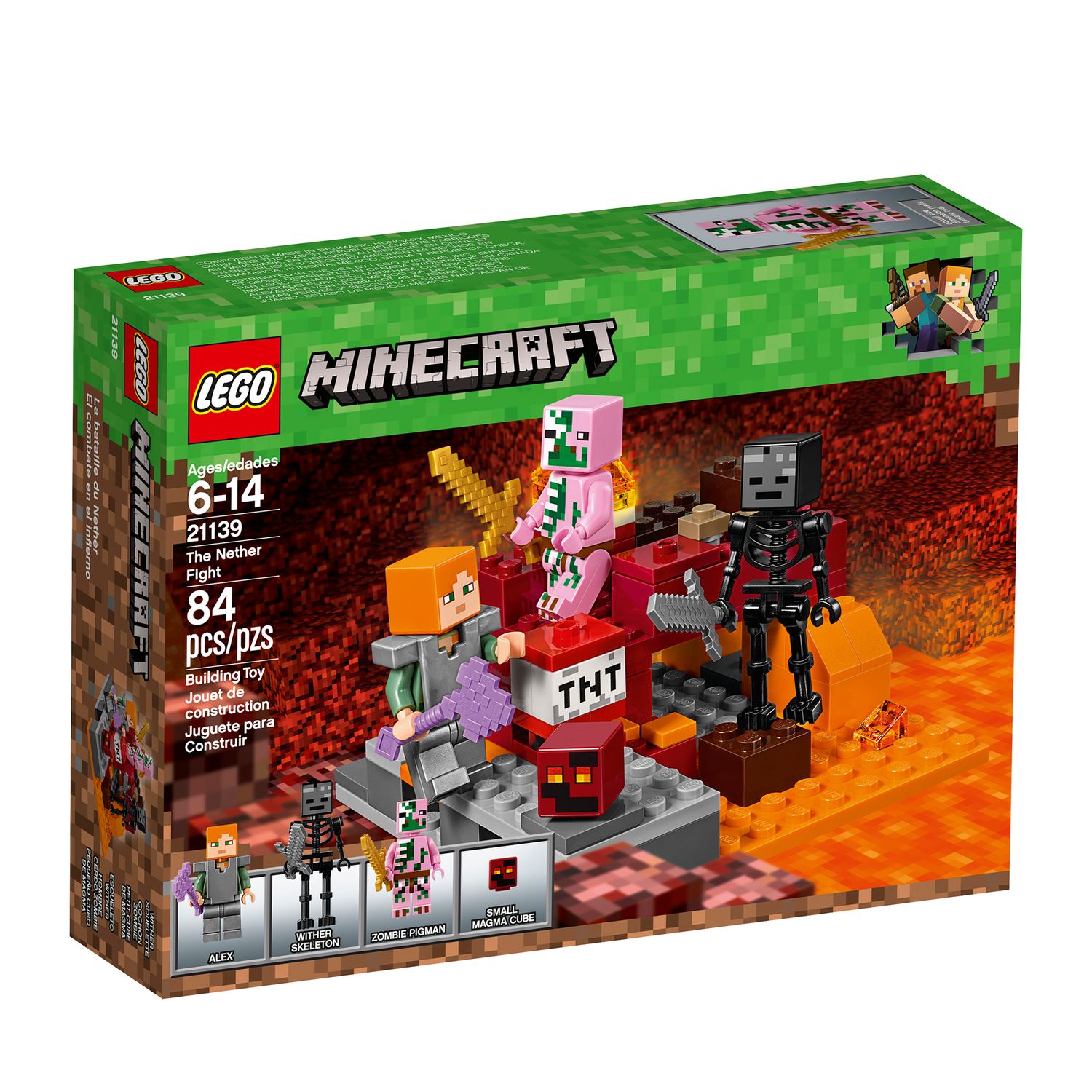 the nether fight lego