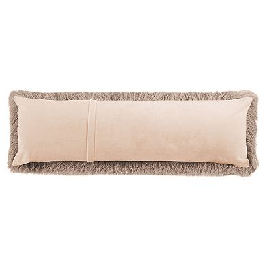 Safavieh Plush Shag Metallic Throw Pillow