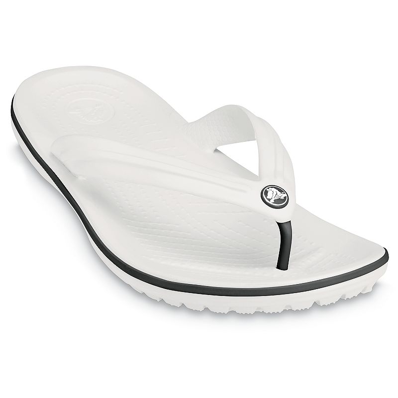 Crocs Crocband Adult Flip Flop Sandals, Mens, Size: M7W9, White