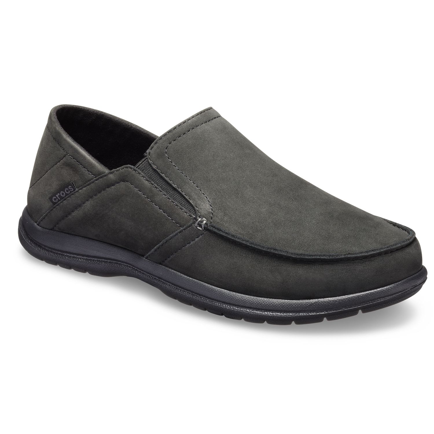 crocs loafers black