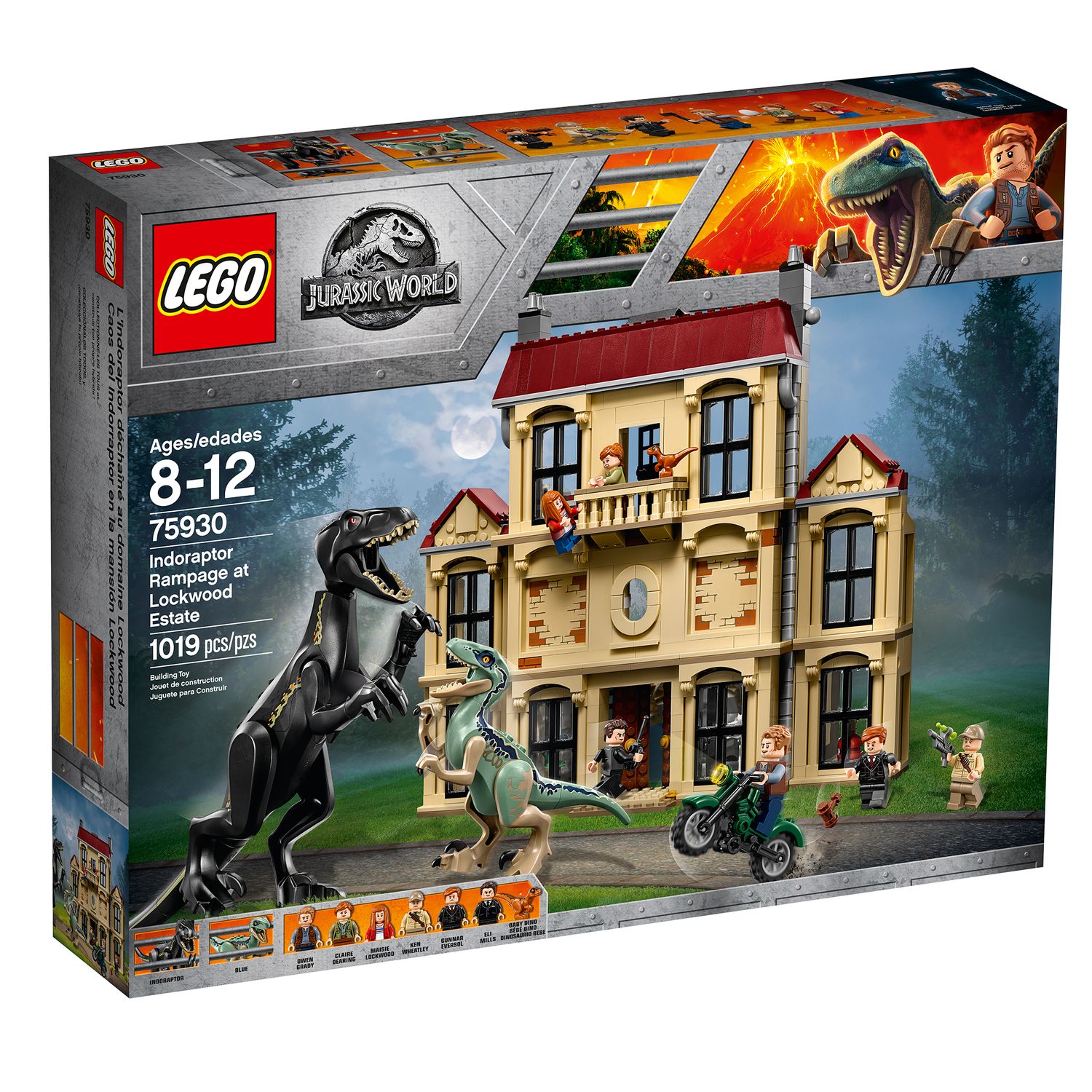 lego indoraptor rampage at lockwood estate