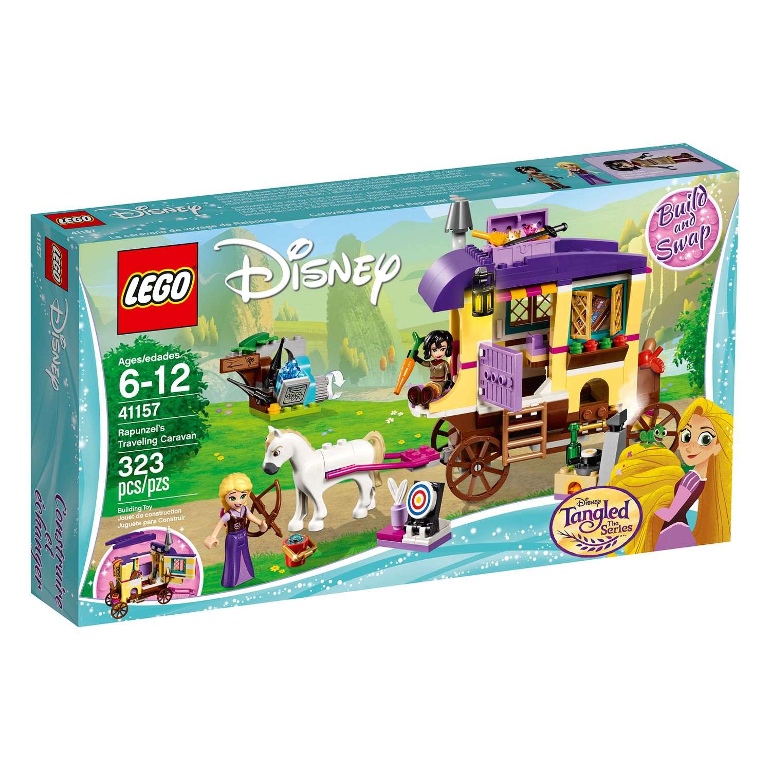 disney princess rapunzel & maximus figure set