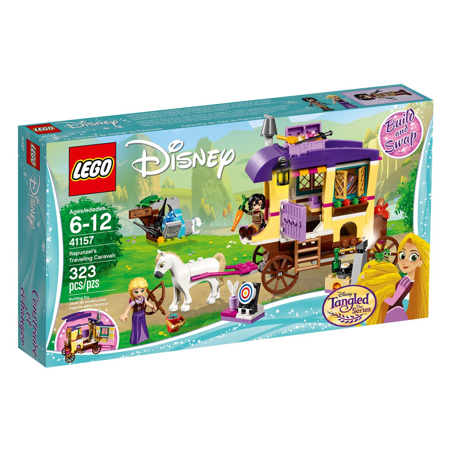 rapunzel lego caravan