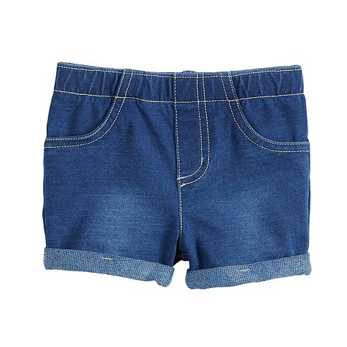 'Baby Girl Jumping Beans® Cuffed Jegging Shorts