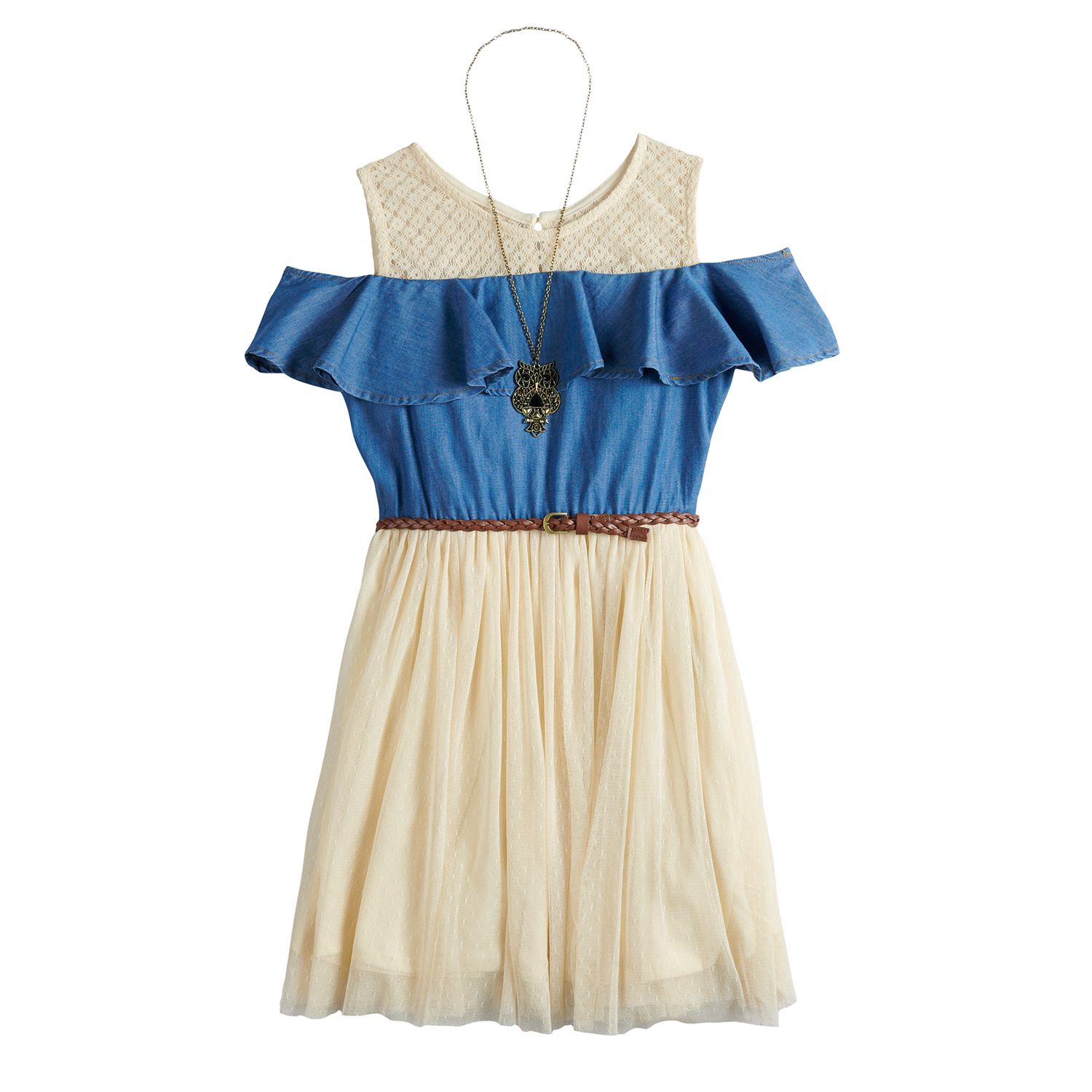 cold shoulder kids dress