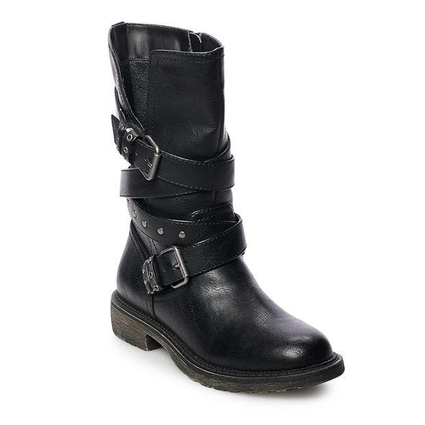 Womens shop moto booties