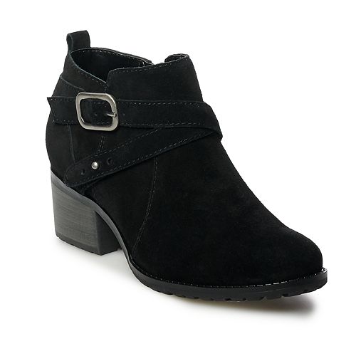 sonoma goods for life spotted women's high heel combat boots