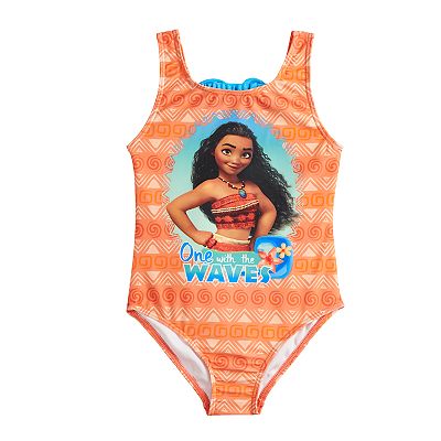 Disney s Moana Girls 4 6x One Piece Swimsuit