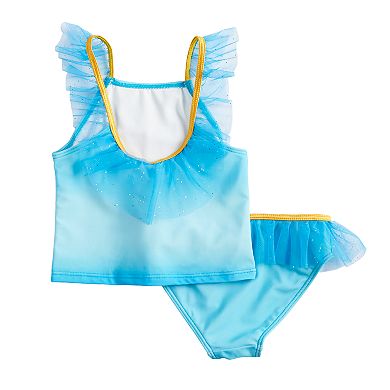 Disney's Princess Jasmine Girls 4-6x Tankini Top & Bottoms Swimsuit Set
