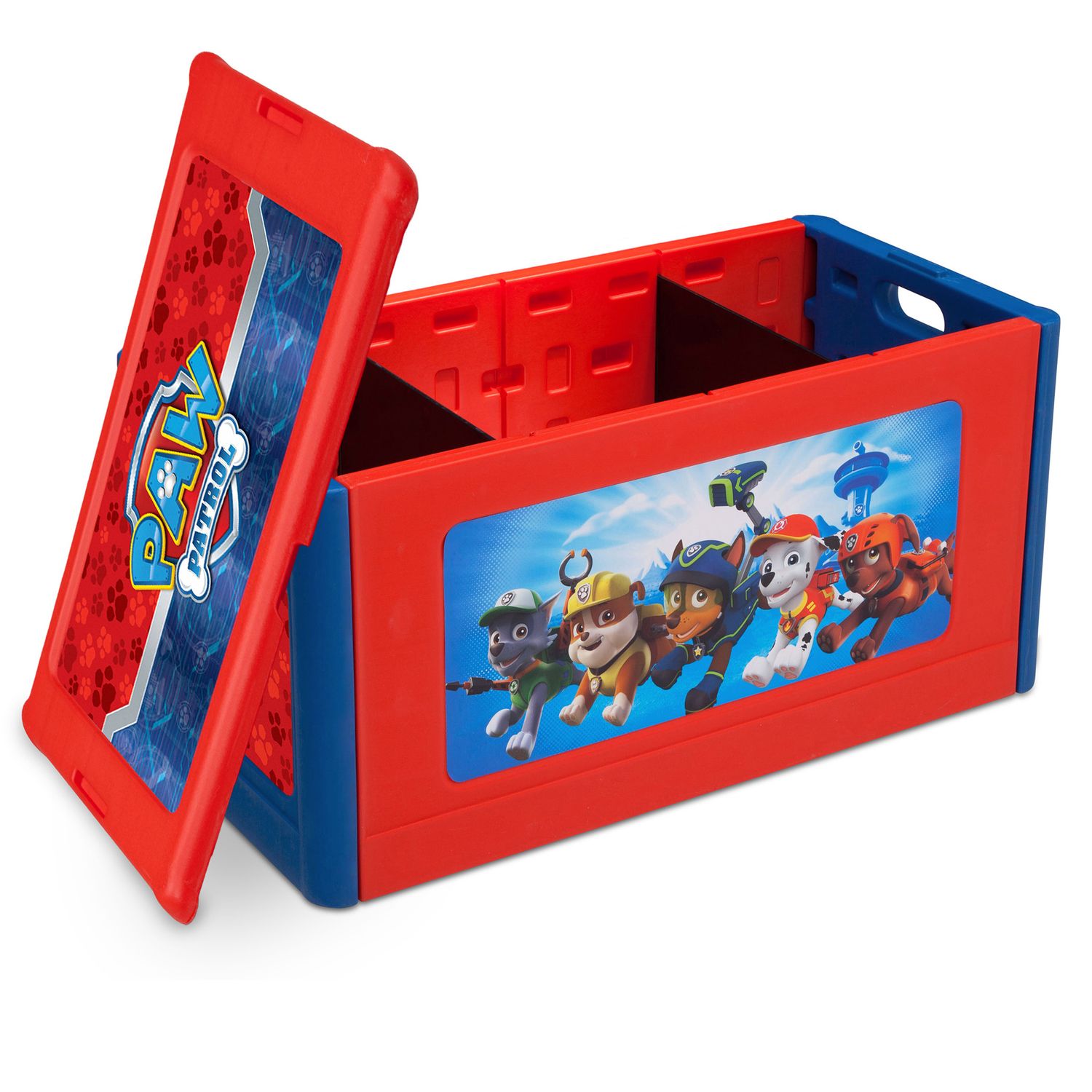 paw patrol wooden toy box