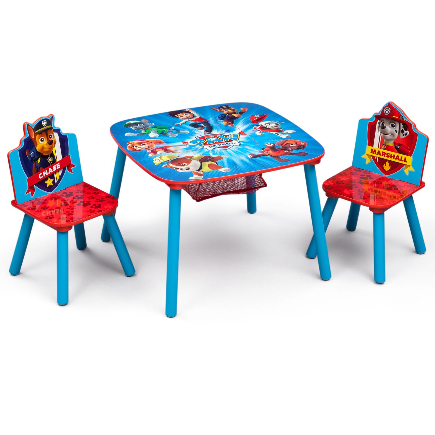 paw patrol kids table and chairs