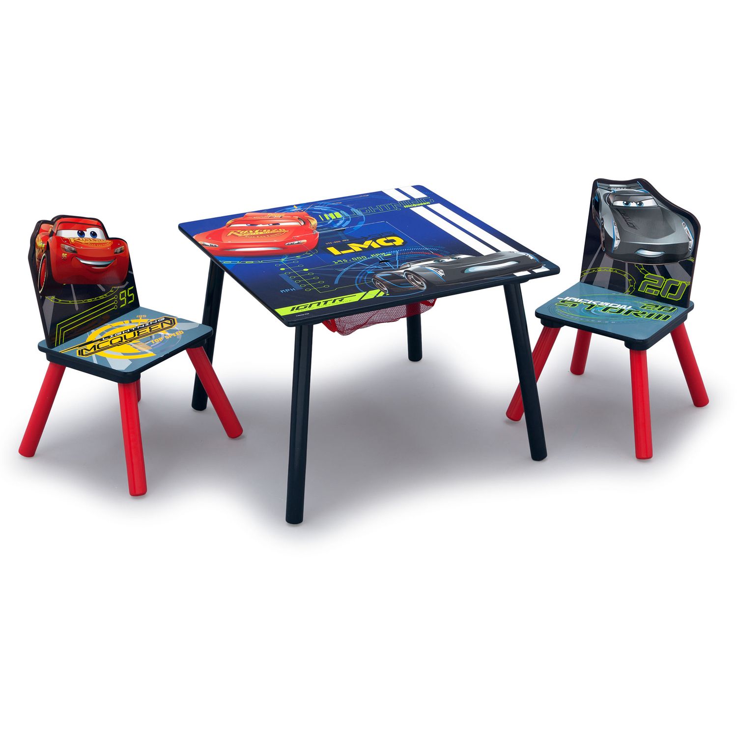 disney mickey mouse wood kids storage table and chairs set by delta children