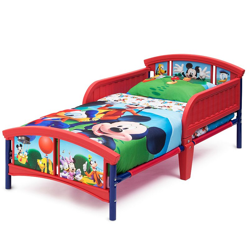 Disneys Mickey Mouse Toddler Bed by Delta Children, Multicolor