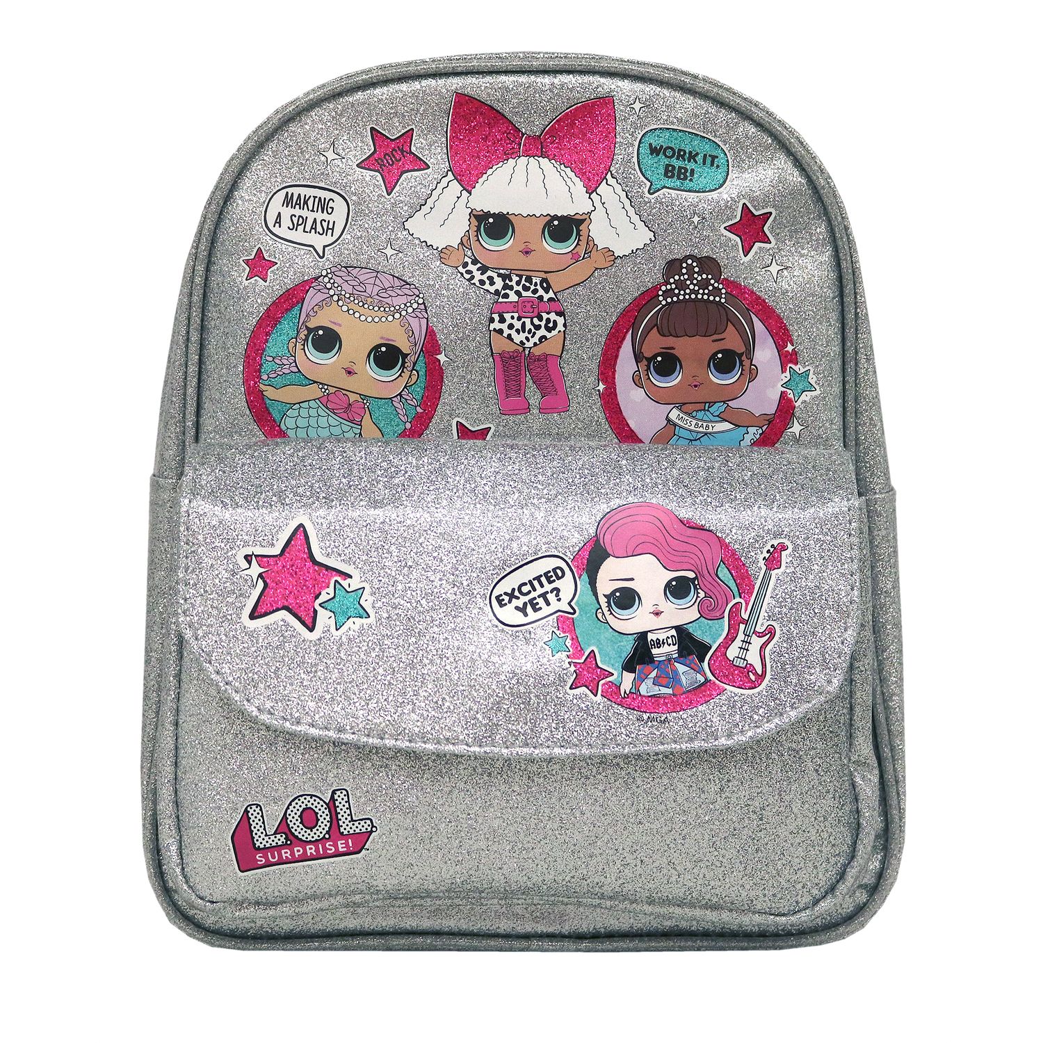 lol glitter backpack