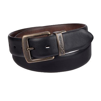 Men's Columbia Reversible Stretch Synthetic Leather Belt