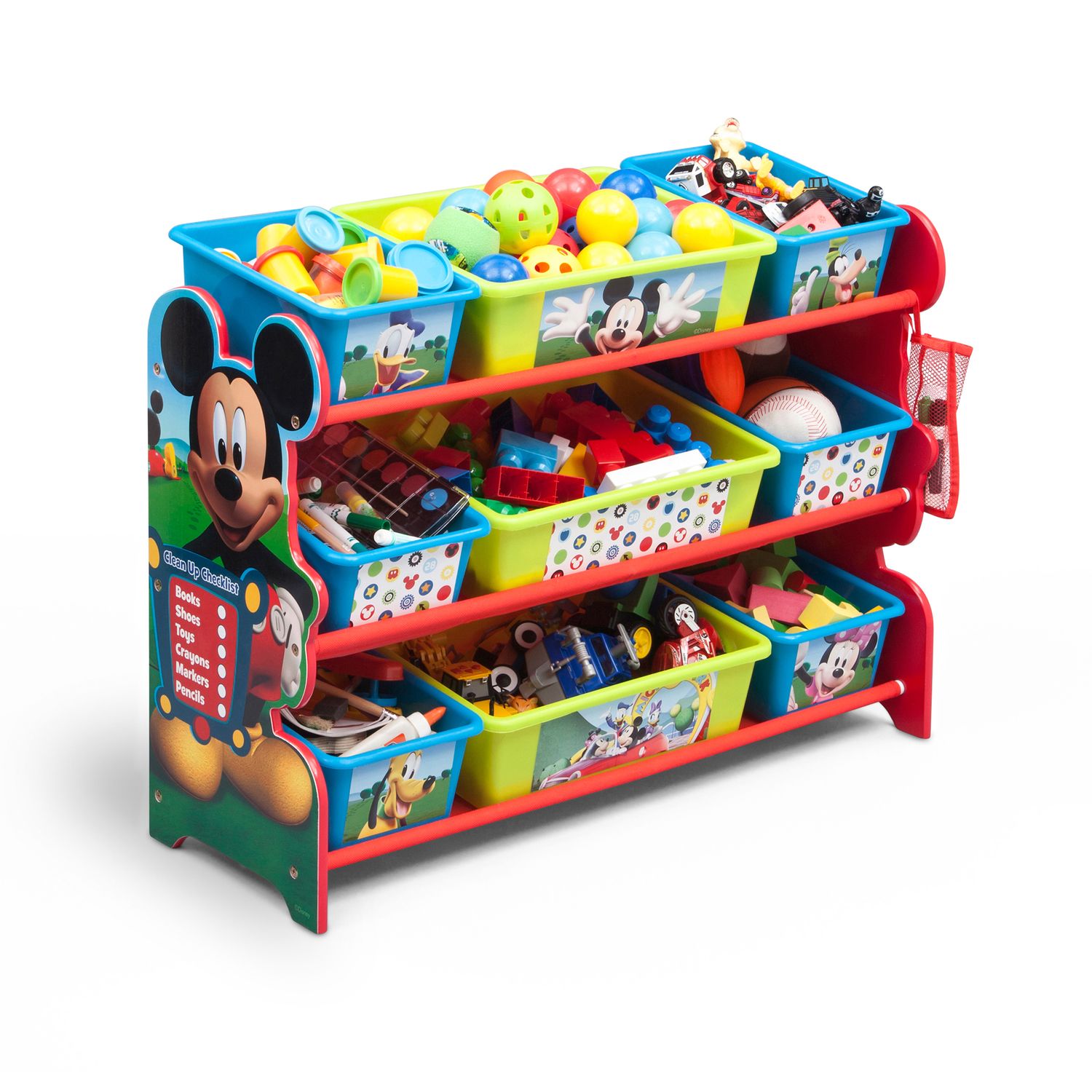 disney multi bin toy organizer