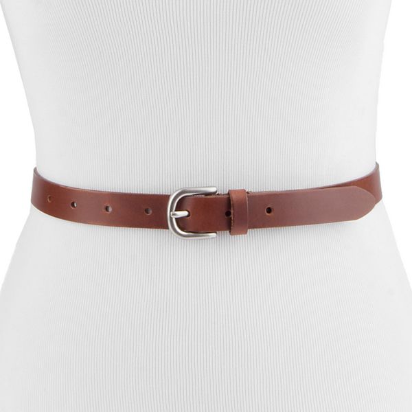Women's Chaps Casual Leather Belt
