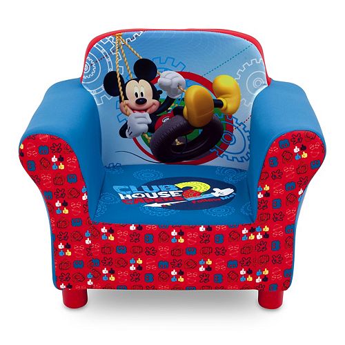 Disney S Mickey Mouse Upholstered Arm Chair By Delta Children