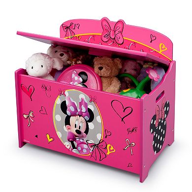 Disney's Minnie Mouse Deluxe Toy Box by Delta Children