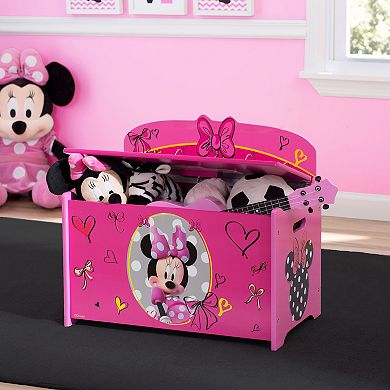 Disney's Minnie Mouse Deluxe Toy Box by Delta Children