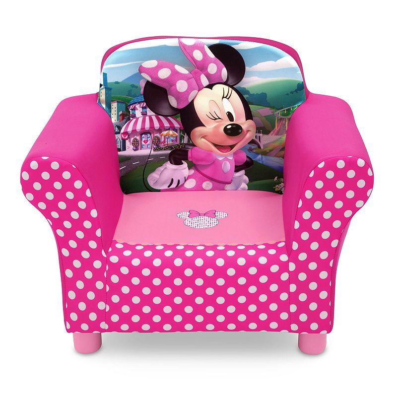 Disney Minnie Mouse Upholstered Chair by Delta Children  Pink