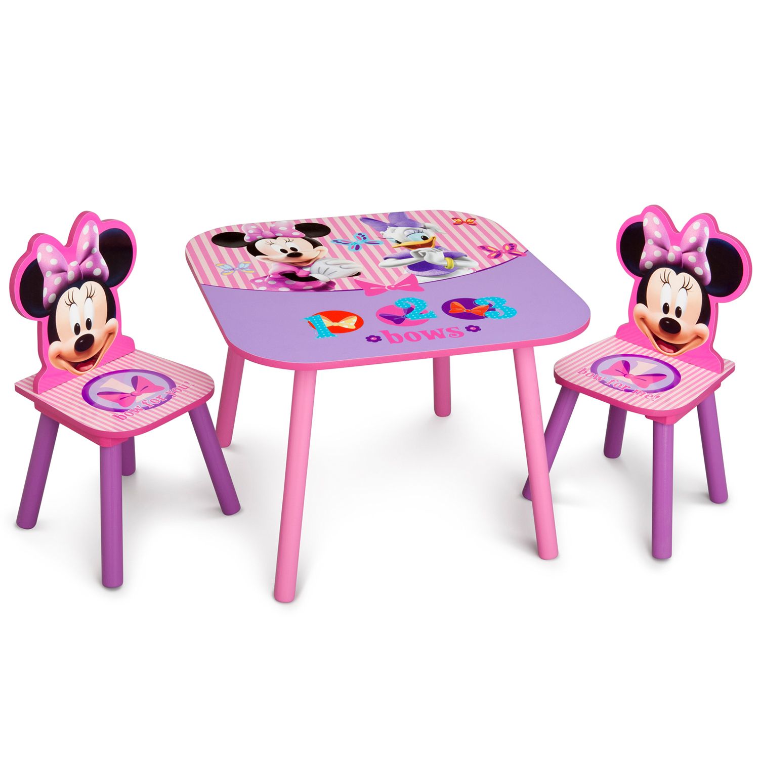 minnie mouse folding table and chairs