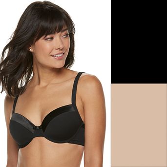 Women's Lunaire Underwire Balconette Tuxedo Bra 2451K