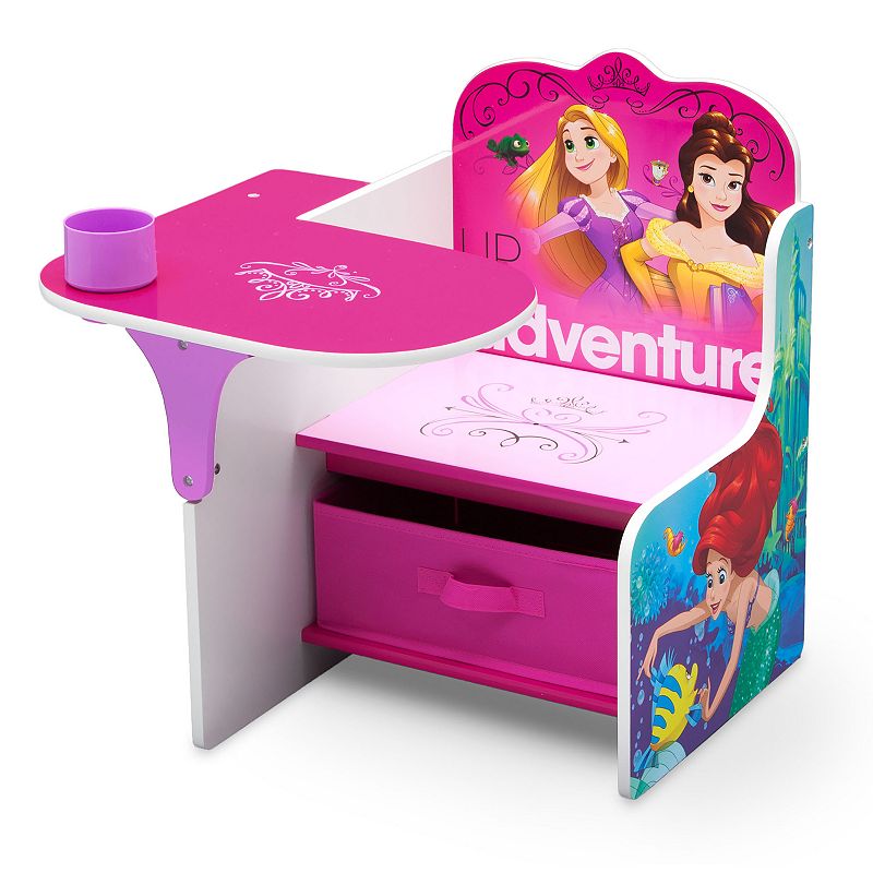 Disney Princess Chair Desk With Storage Bin by Delta Children, Multicolor