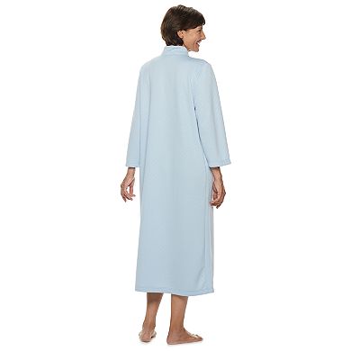 Women's Croft & Barrow® Long Zip Sleep Robe