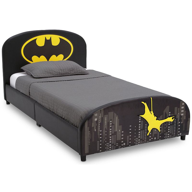Delta Children DC Comics Batman Upholstered Twin Bed, Multicolor