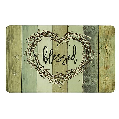 Mohawk Home Wood Look Blessed Kitchen Mat