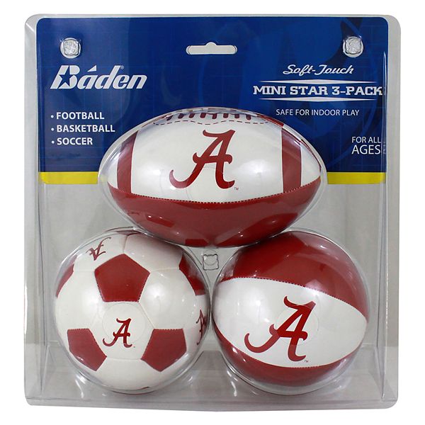 Baden Alabama Crimson Tide 3 Pack Mini Ball Set