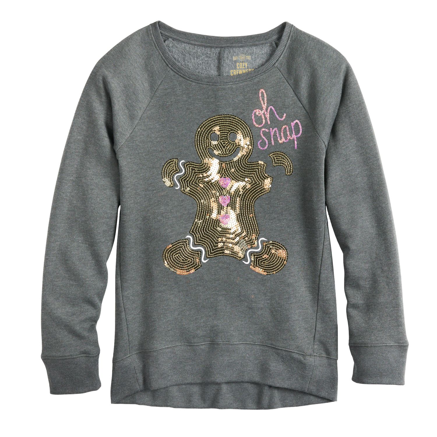 girls flip sequin sweatshirt