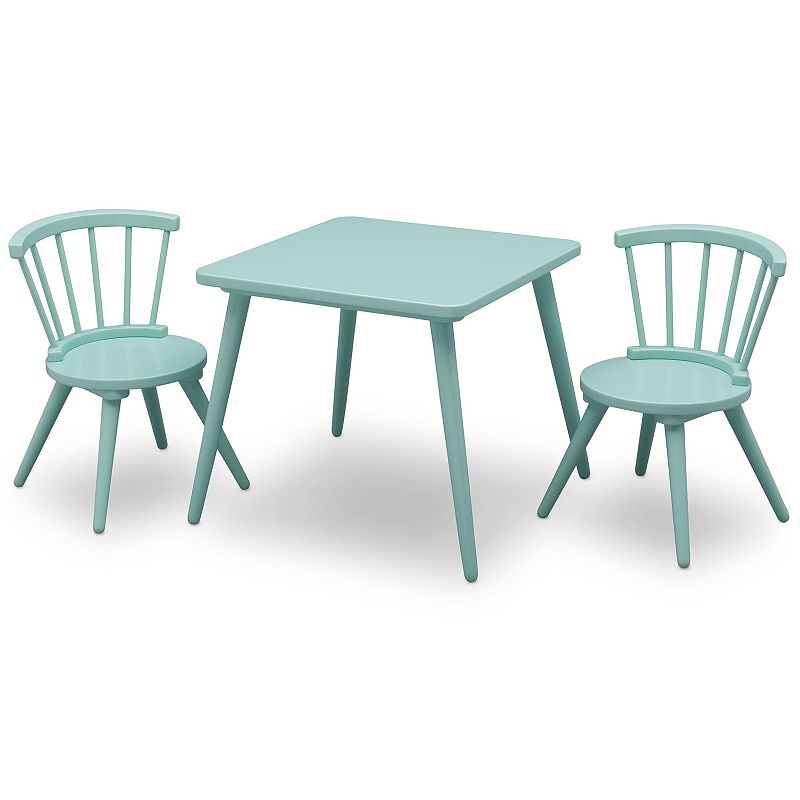 Delta Children Windsor Table & 2 Chair Set, Green
