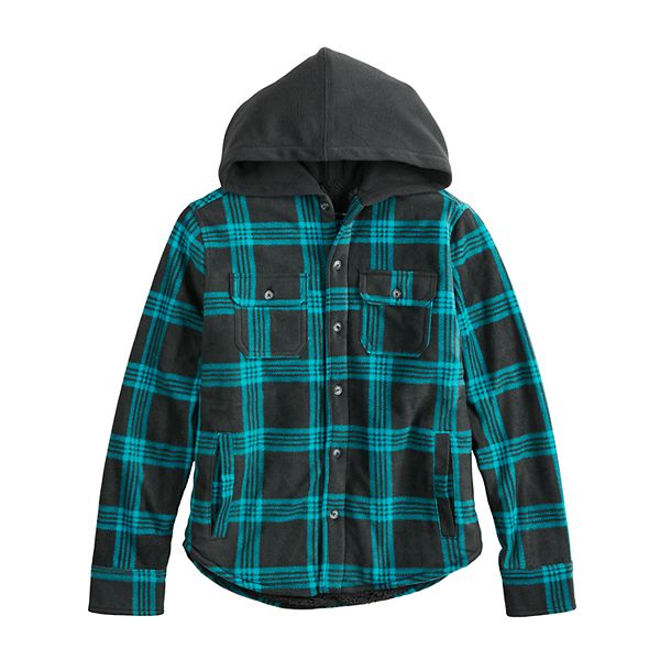 Boys 8-20 Buffalo Bills Sideline Plaid Shirt