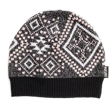 Women's MUK LUKS Knit Beanie & Gloves Set