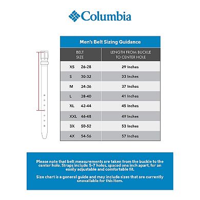 Men's Columbia Reversible Casual Leather Belt