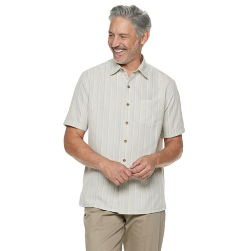 microfiber button down shirt